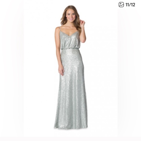 Bari Jay Dresses & Skirts - GOLD SEQUIN BARI JAY GOWN